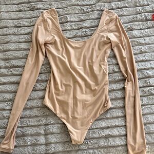 Aerie Smooth Beige Bodysuit